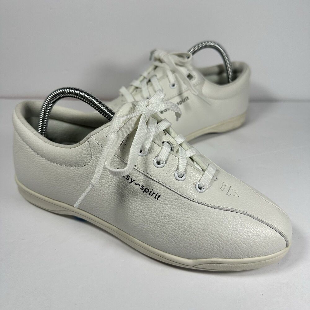 Easy Spirit AP1 Leather Walking Shoes - Women's Size 9M - White